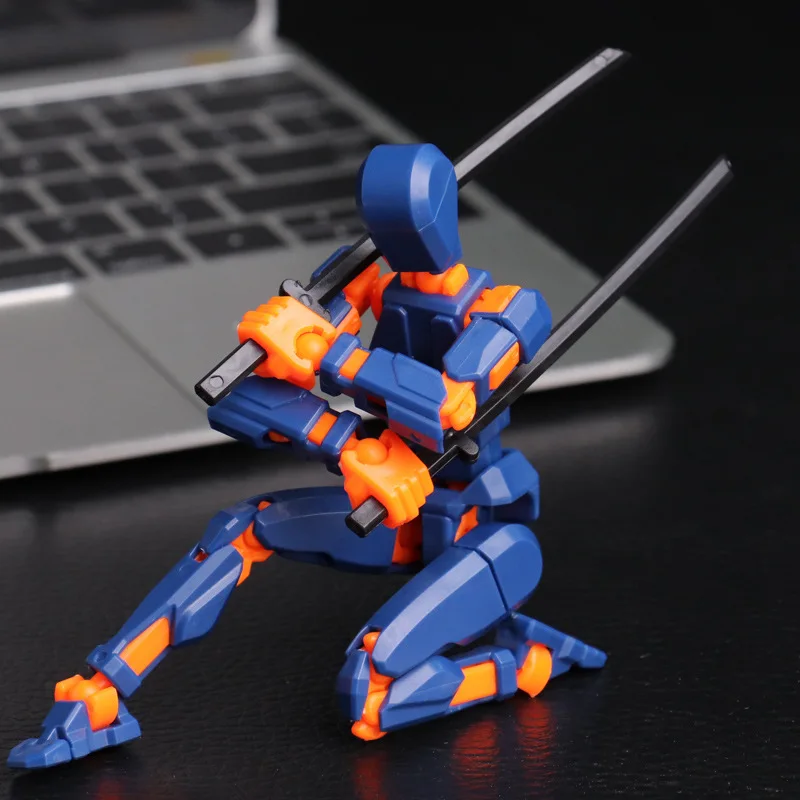 13 Action Figure Titan Multi-Jointed Movable Shapeshift Robot T13 Action Mannequin Character and Dog Figure Toys gifts for kids