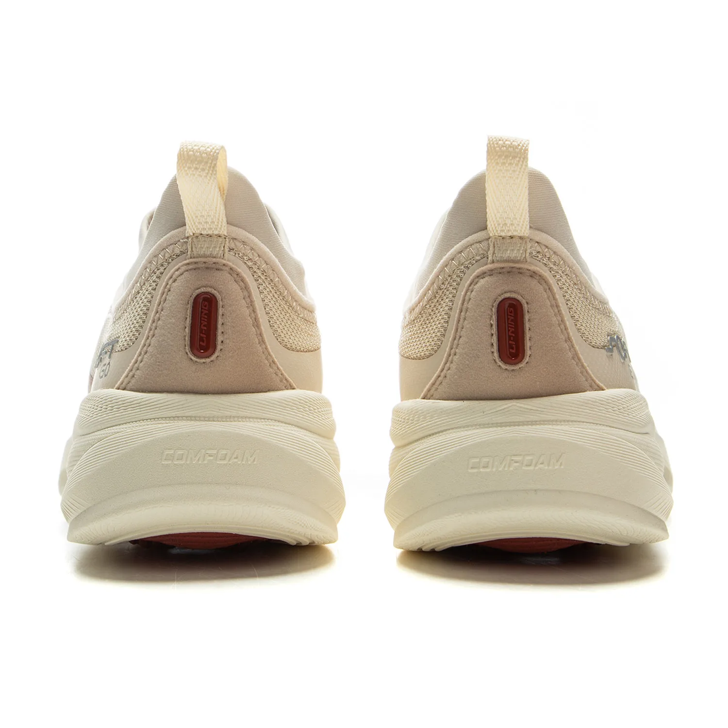 Li-ning zapatos informales sin cordones SOFT GO 2 para mujer COMFOAM forro Flexible transpirable zapatillas deportivas cómodas AGLV006