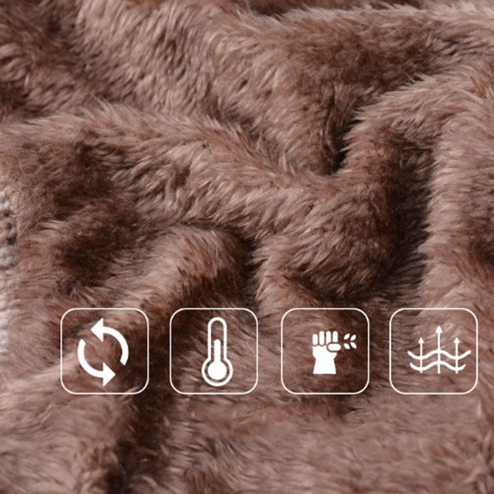 Neck Warmer Winter Beanie Hats Scarf Set Thicken Windproof Women Warm Knitted Hat Ear Protection Cold Proof