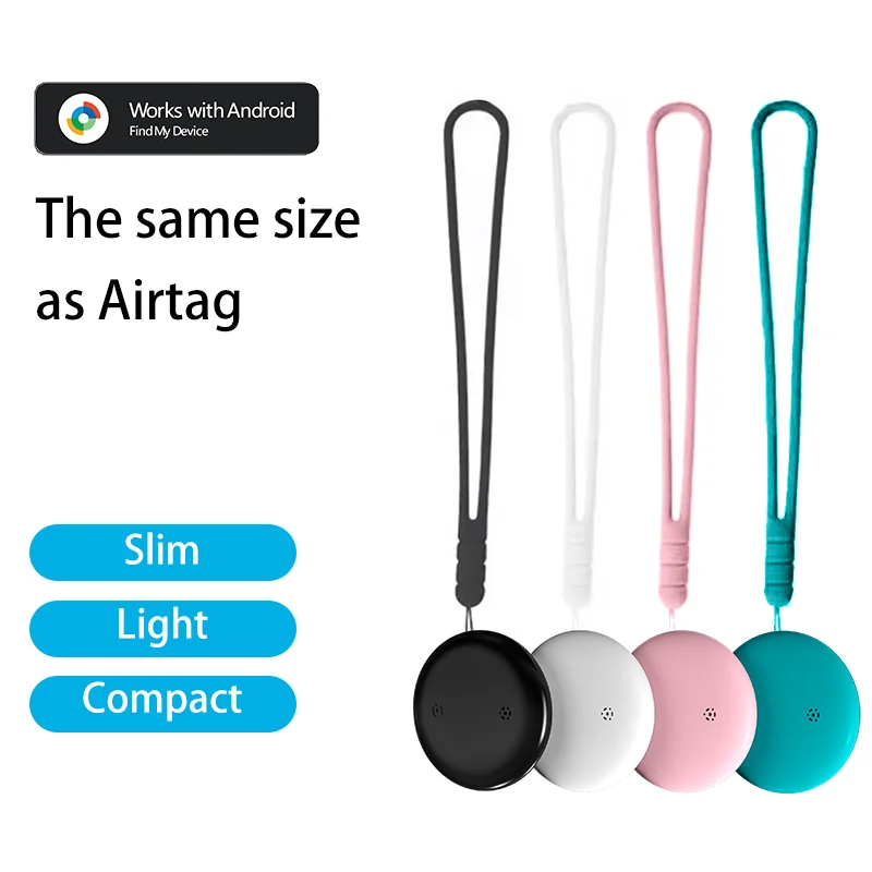 Rastreador gps inteligente mini etiqueta para google encontrar meu aplicativo dispositivo de lembrete anti-perda localizador android chave do carro pet crianças localizador