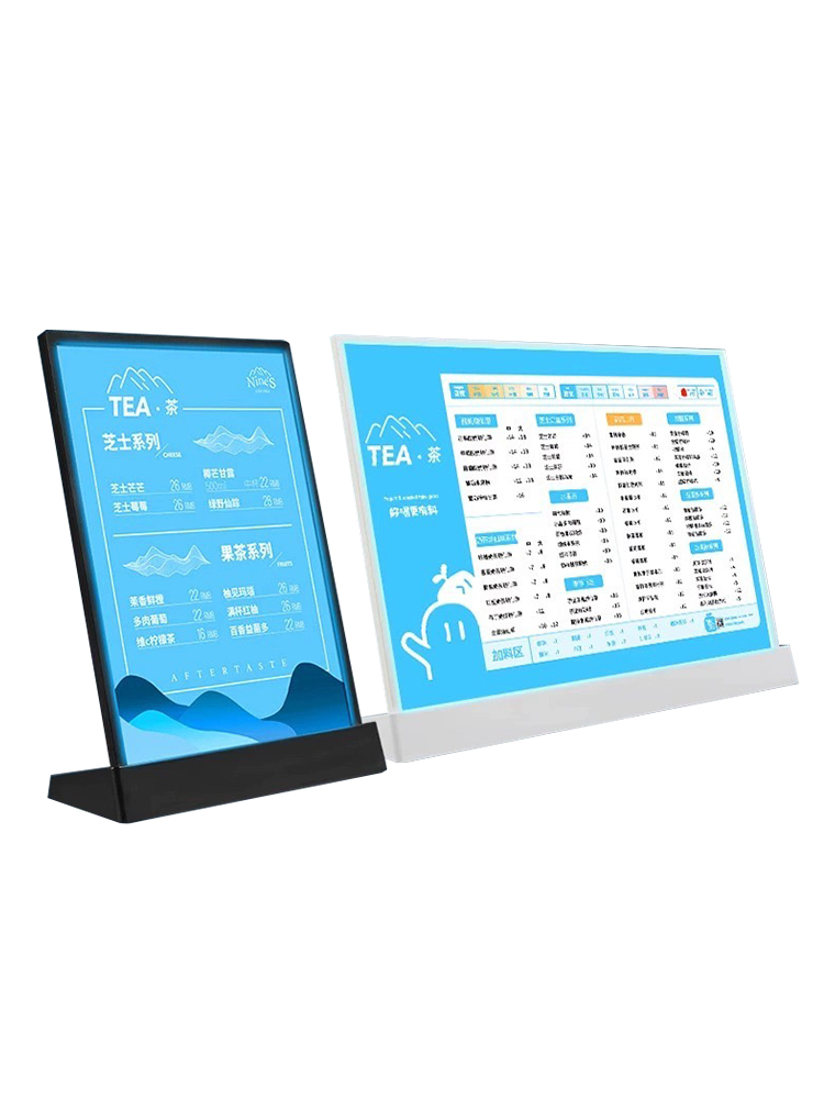 Sinal De Luz LED Lightbox Business, Iluminação Publicitária, Poster LED, Exibição De Menu, A4 Personalizado, Novo