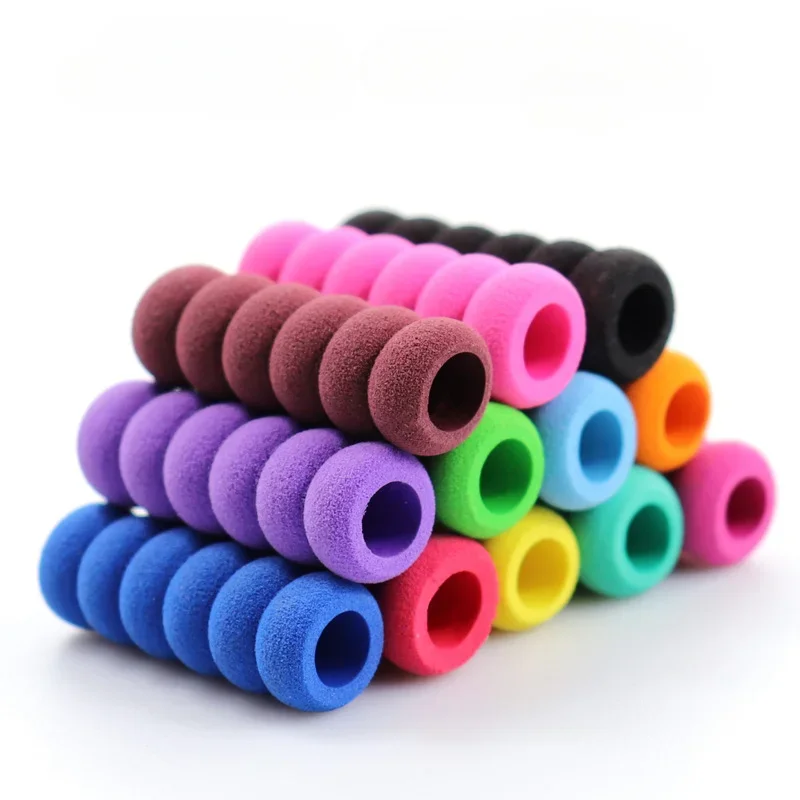 30 Uds. Empuñaduras de lápiz para niños, escritura a mano, esponja suave, pintura de diamante, bolígrafo de taladro, agarre antideslizante, Corrector de dedo, Papeleria