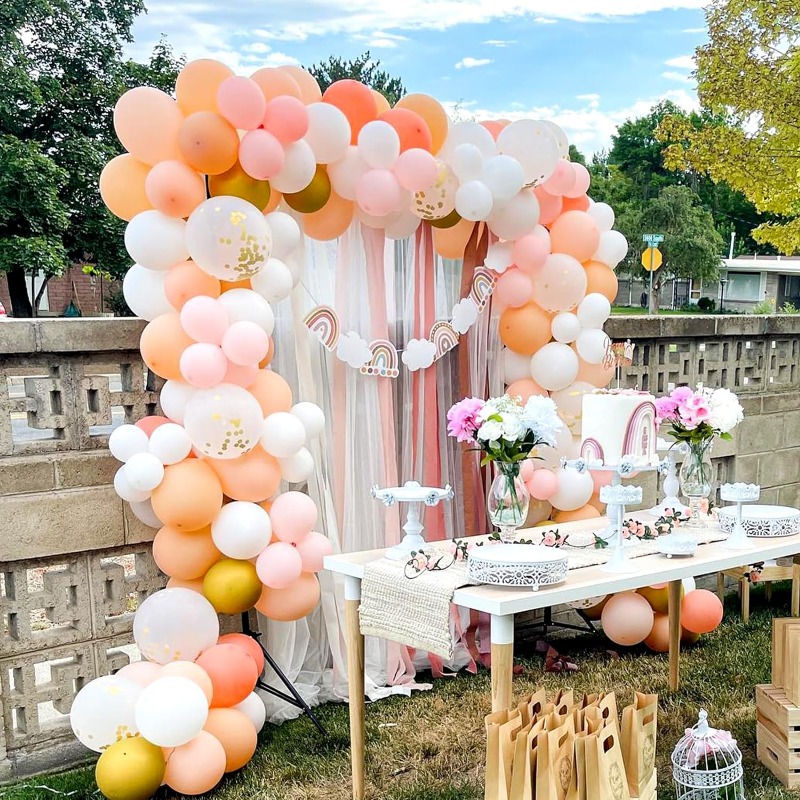 Pegamento para globos, cinta adhesiva de puntos, doble cara, transparente, adhesivo, para cumpleaños, boda, fiesta, pegamento, pegatina, soporte para globos, arco