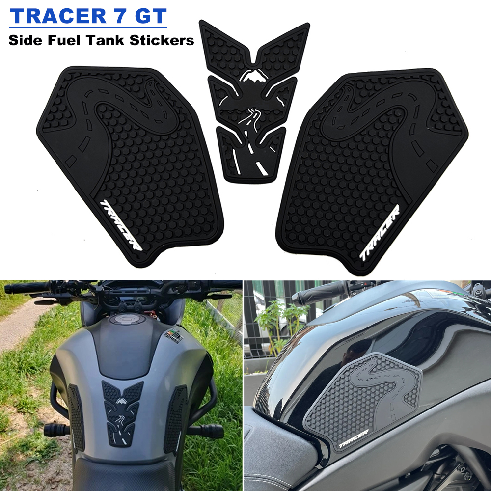 Para yamaha tracer700 tracer 700 7 gt 7gt tracer7gt 2020 2021-2024 almofada lateral do tanque de combustível almofadas protetor adesivos joelho grip pad