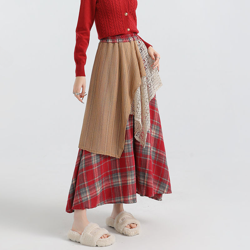 Asymmetrische Spitzenröcke Damen Sommerkleidung Weiche 2000er Jahre Vintage Kleidung Streetwear Y2k Trendy Boho Stil Lose Damen Party