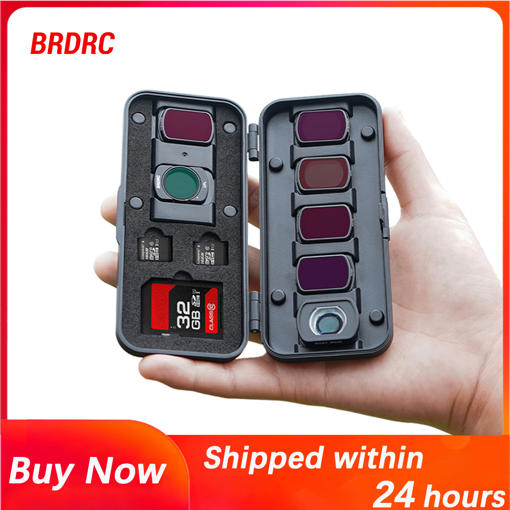 Чехол для хранения фильтров для DJI Osmo Pocket 3, портативная противоударная и пыленепроницаемая коробка, Pocket 3, необходимая для дорожных фотоаксессуаров