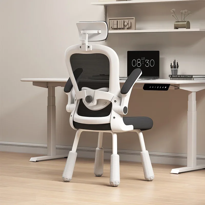 Cadeira de estudante de design mínimo com suporte de mão Cadeira de encosto ergonômico Mesa infantil doméstica e cadeira de escrita