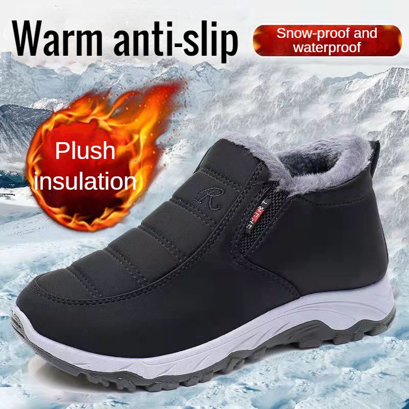  Herrenschuhe, Herbst und Winter, lässig, Baumwolle, warm, verschleißfest, mit dicker Sohle, erschwinglich, kostenloser Versand 