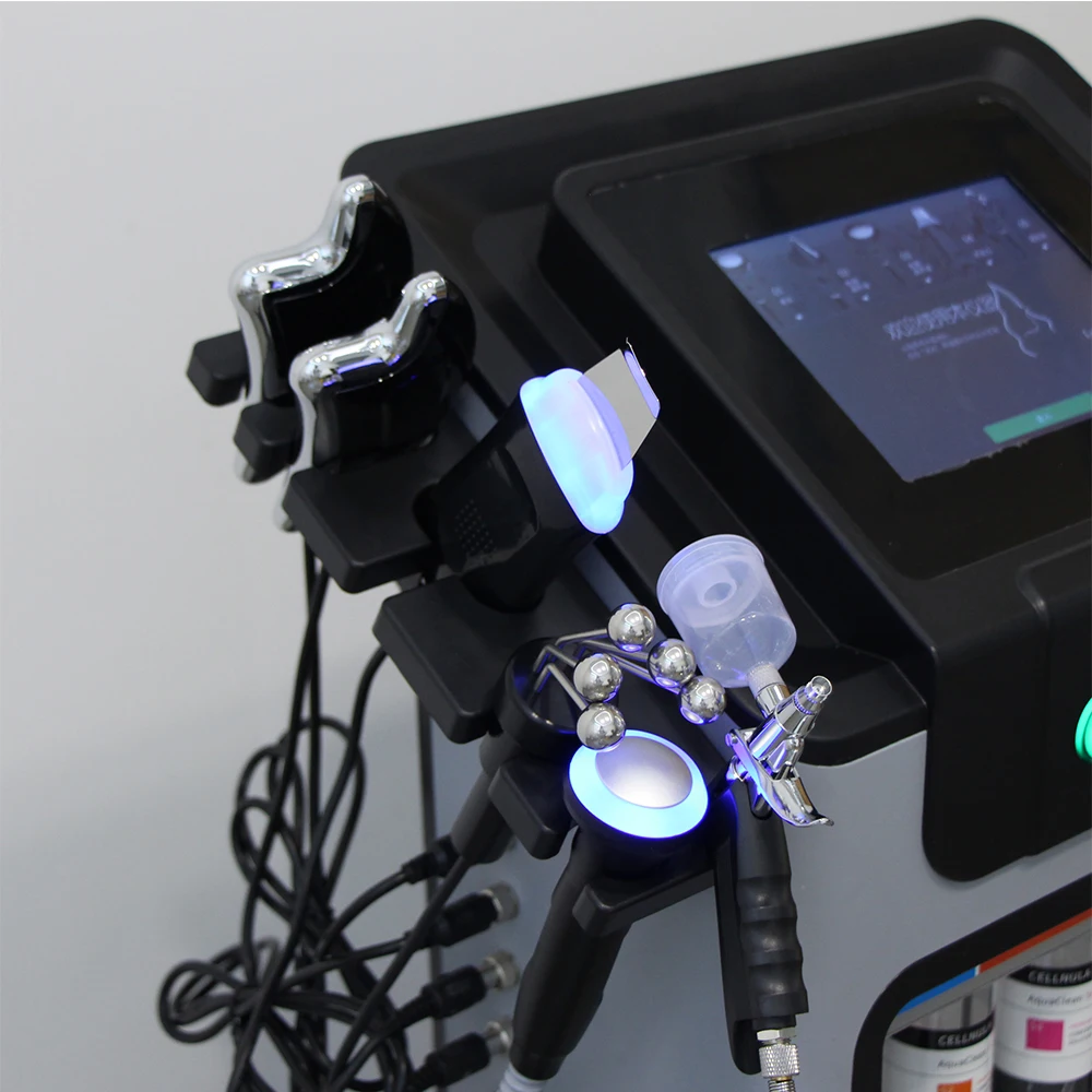 10 in 1 ハイドロダーマブレーションマシンウォータージェット Auqa ピーリングフェイスリフトにきび除去ビューティーサロンマシン角質除去ディープクリーン