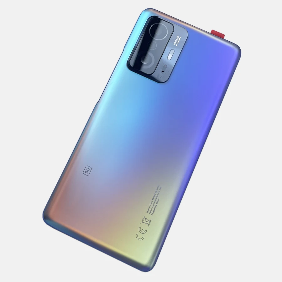 A +++ Xiaomi 11T プロバックバッテリーガラスドア Mi 11t 5 グラムバックカバー交換リアハウジングカバーレンズ