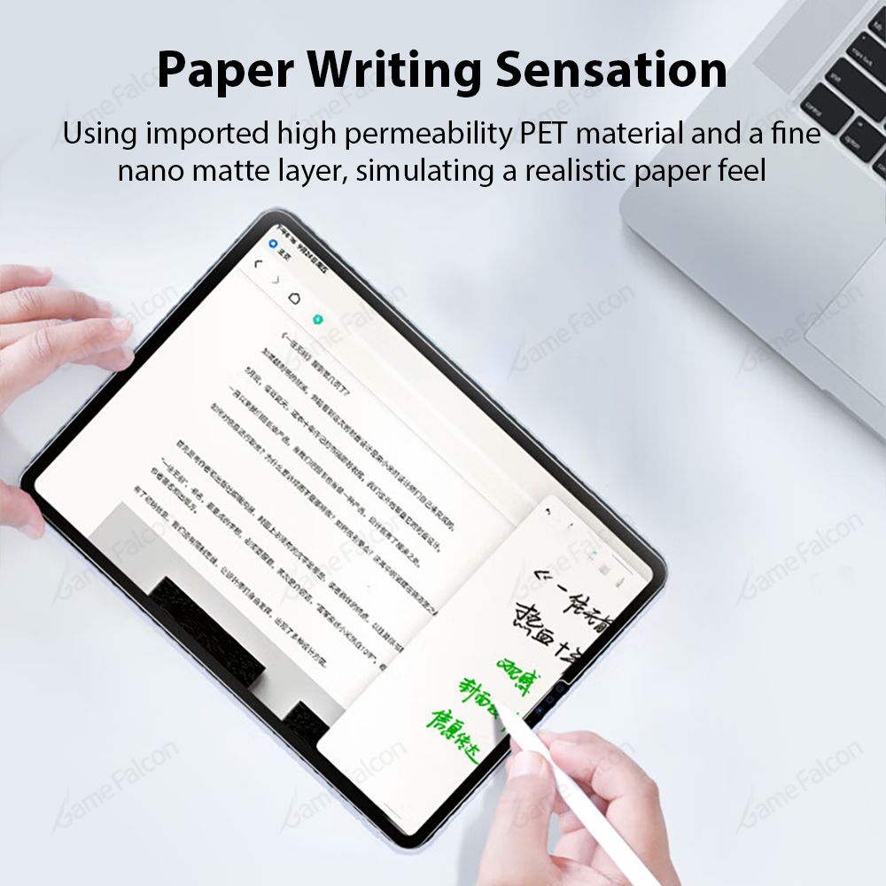 Ipad Pro 13 12.9 11 2025 M4 Air 4 5 3 10th 9th 8th 7th Generation Mini 6 7Matte Film Writer 용 종이 필름 화면 보호기와 같은