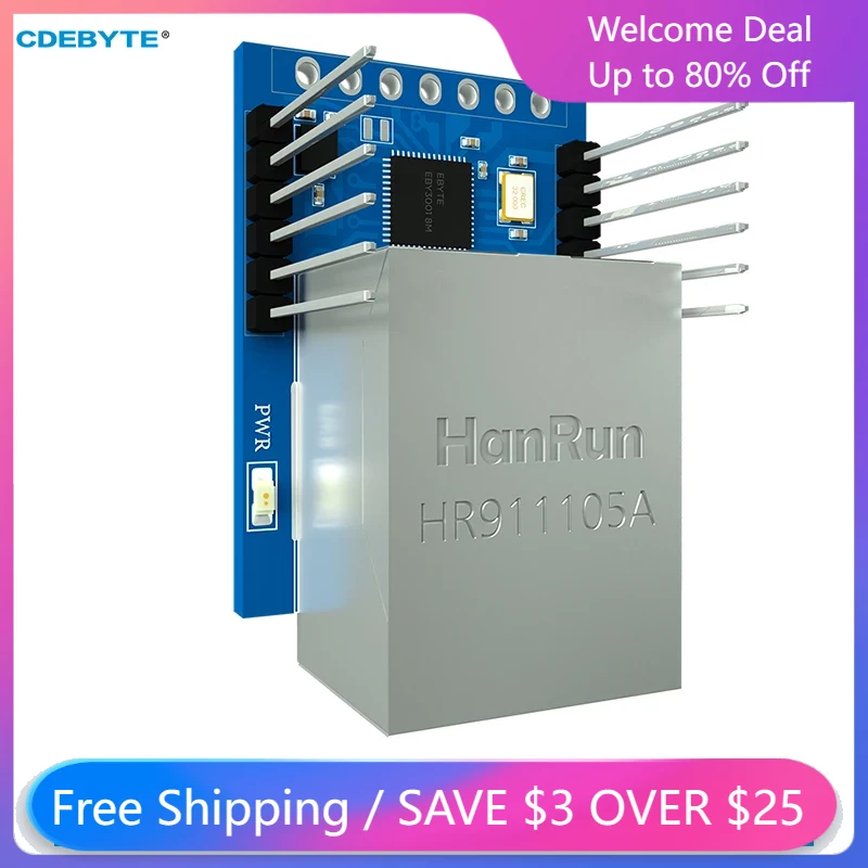 5Pcs NT1 Super Netzwerk Port Seriell zu Ethernet Modul CDEBYTE RJ45 TCP zu RTU Transparente Übertragung ModBus Gateway MQTT DNS