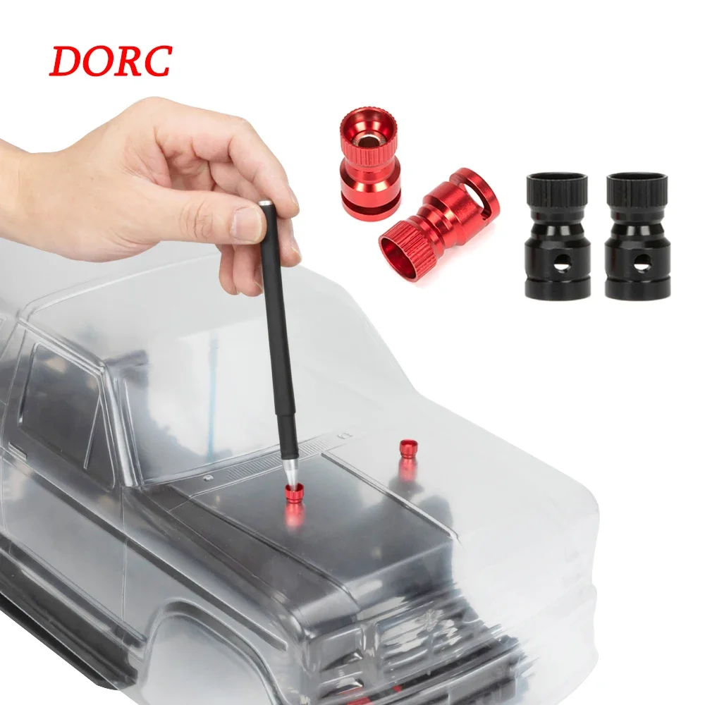 Từ Tính RC Body Khoét Lỗ Định Vị Núi Bài Vỏ Dụng Cụ Mở Dụng Cụ Cho Drift Xe Tamiya HSP 94123 MST RMX GTR YD2 SCX10 III TRX4 YK4082