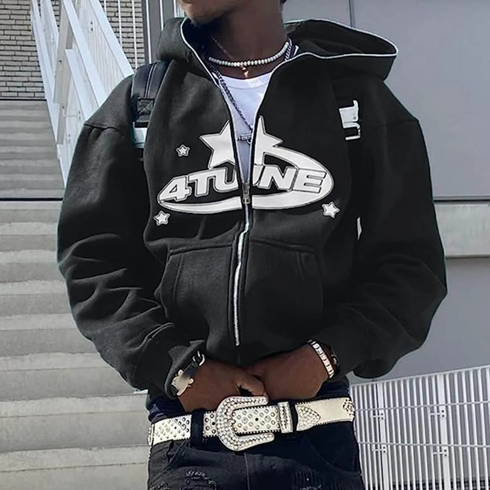Zip up hoodies cardigan com capuz calor moletom estética carta impressão tendência casual hip hop y2k novos moletons roupas masculinas