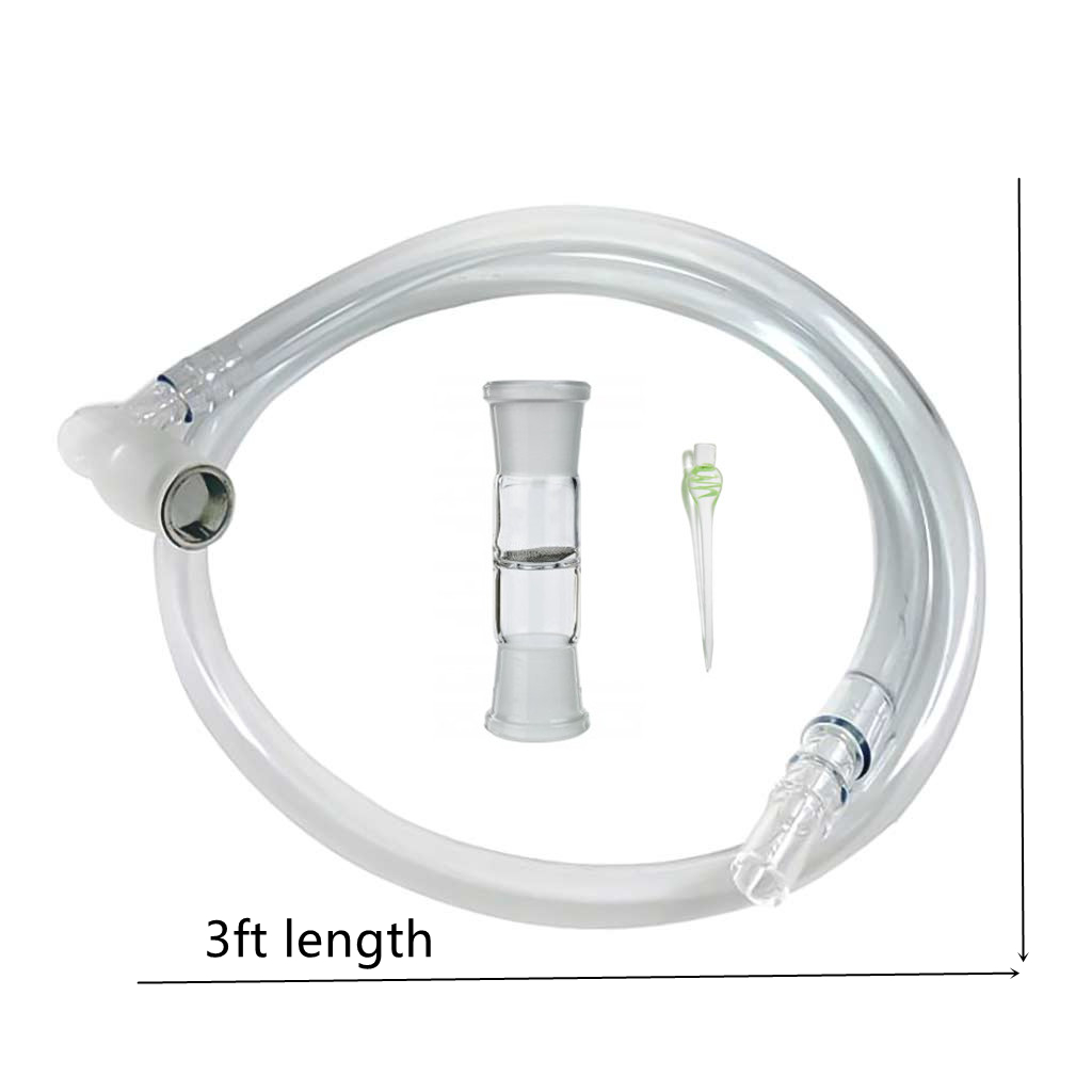 Полный комплект силиконовых шлангов 3 фута со стеклянной циклонной чашей для Arizer XQ2 Extreme Q, V-Tower