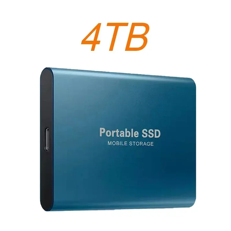 High-speed External Hard Drive 1TB 2TB 4TB Portable SSD Type-C Interface USB3.1 Hard Disk Solid State Drive for Laptop Mac
