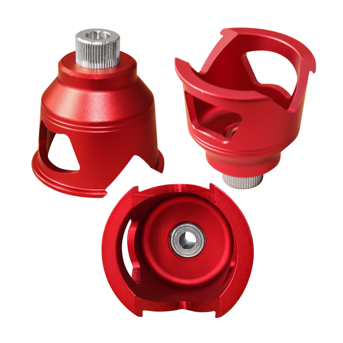 2-10mm Vertical Drill Guide Aluminum Pocket Hole Jig with 8 Steel Drill Bushings 90 Degree Straight Hole Drilling Positioner ﻿