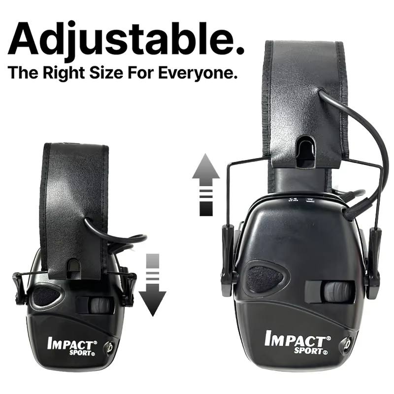 1pc tiro eletrônico earmuffs impacto tático amplificação de som fone de ouvido proteção de ouvido anti-ruído earmuffs esportes ao ar livre