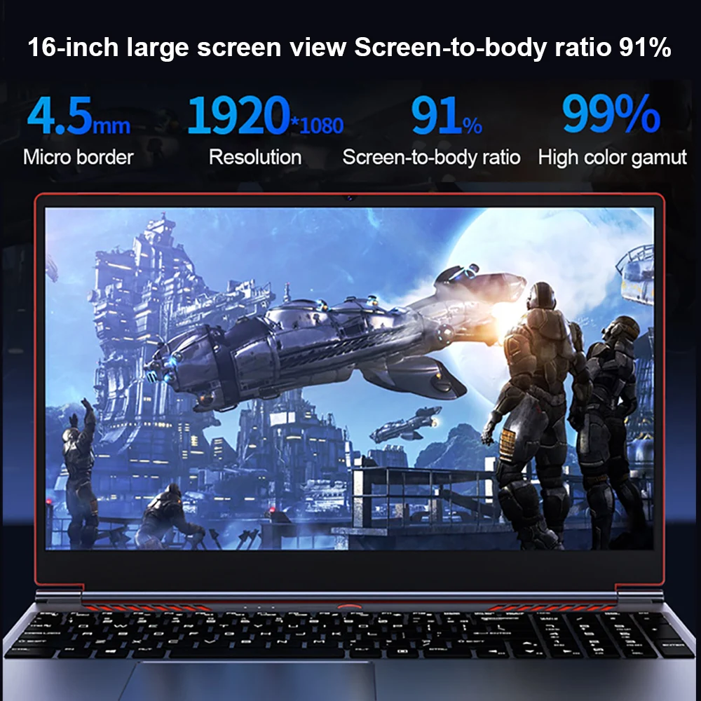 S6 Gaming Laptop 16.1 Inch 4800mah Intel Core i9-13900HK RTX4050 6G notebook 64GB 2*DDR5 2*M.2 4TB 144 Hz PCI-E Business laptops