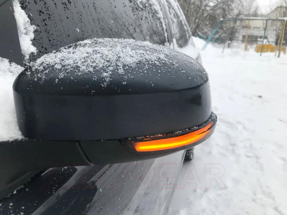 Áo Cặp In Năng Động Blinker LED Nhan Cho Xe Ford Mondeo MK4 Tập Trung MK3 MK2 Tráng Gương Ánh Sáng 2008 2009 2010 2011 2012 2013 2014 2015 2016