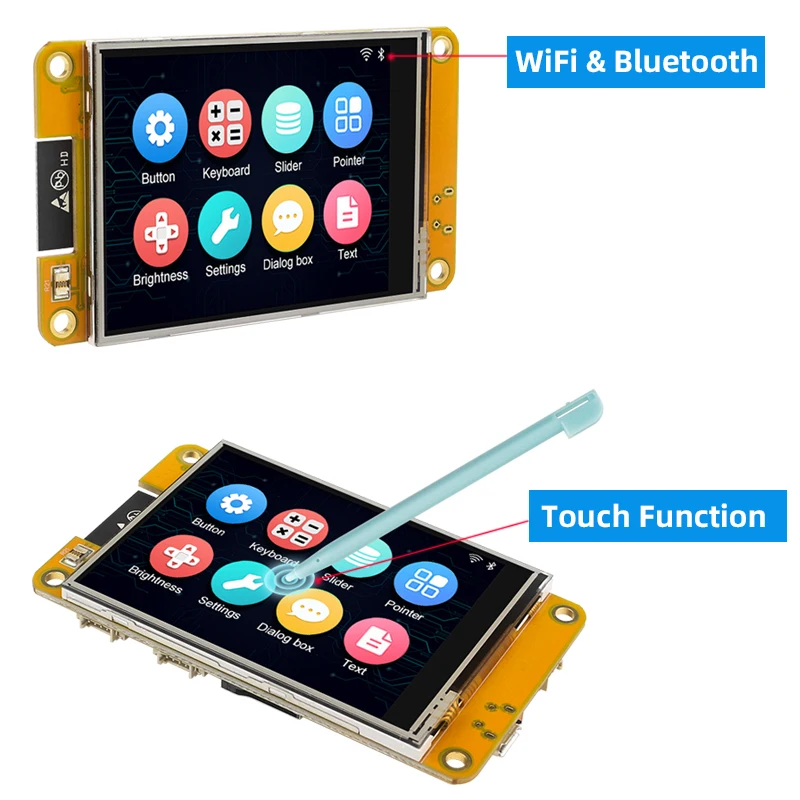ESP32 Development Board 2.8 Inch Smart Display for Arduino LVGL WIFI Bluetooth Touch WROOM 240*320 Screen LCD TFT Module