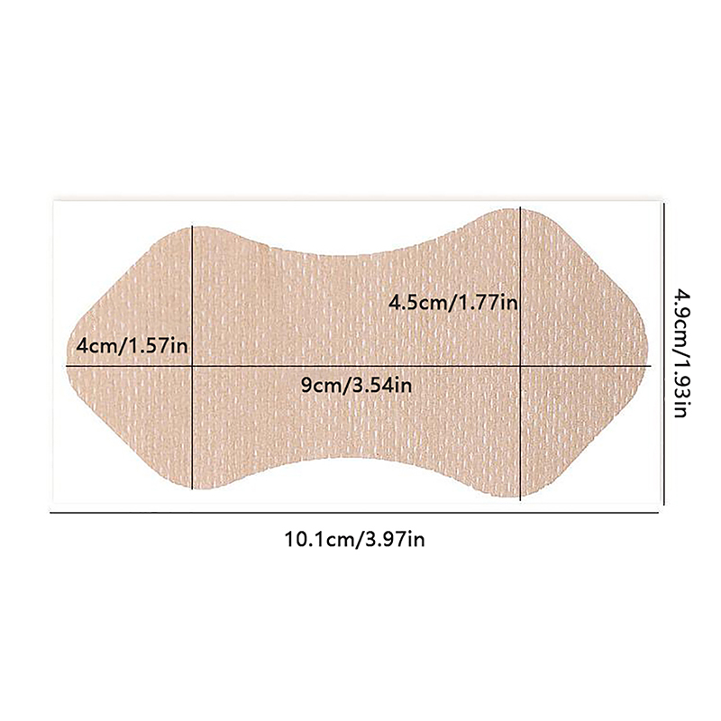 Almohadillas antisudor desechables para axilas, desodorantes, pegatina absorbente para el sudor, 10/20 piezas