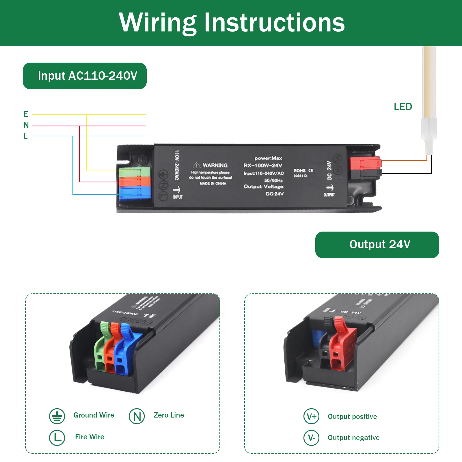 Ultra Thin Lighting Transformers 110V 220V to 12V 24V 60W 100W 200W 300W 400W For CCTV LED Strip Power Supply Adapter Driver