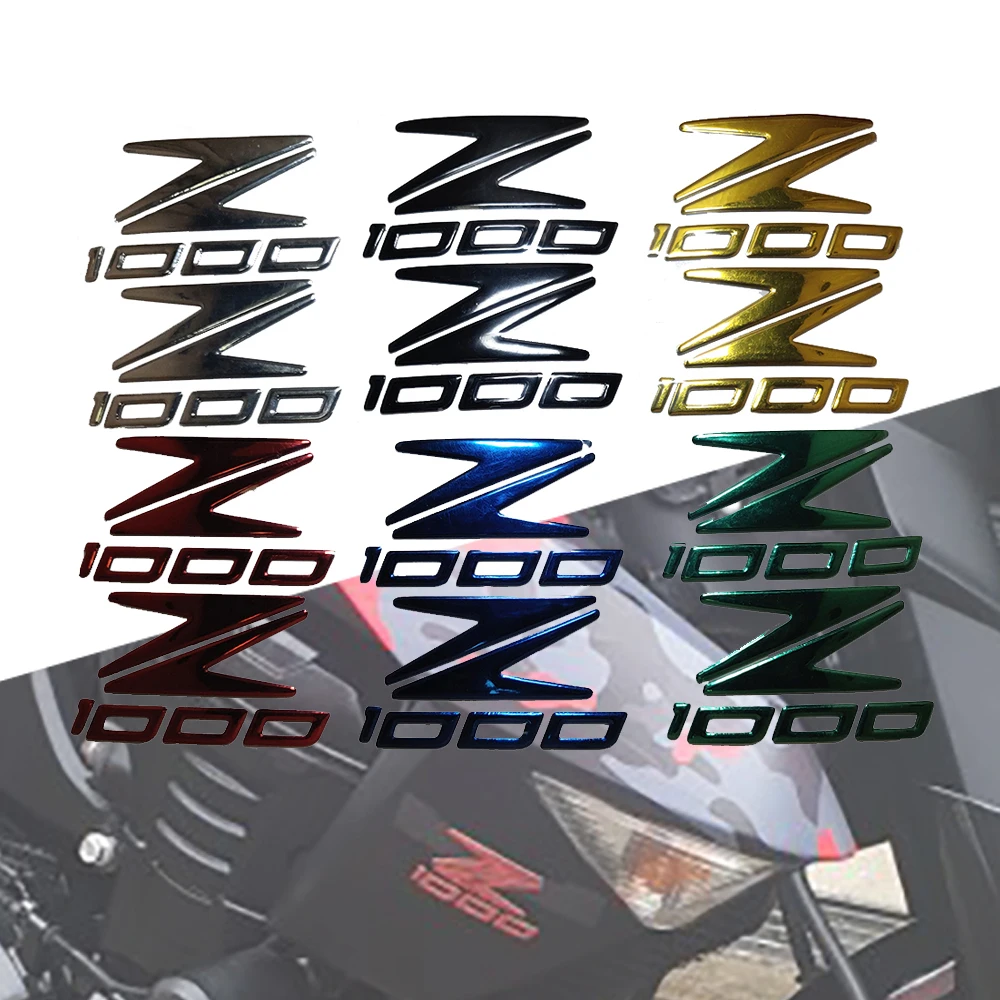 Xe Máy 3D Quốc Huy Huy Hiệu Decal Xe Tăng Bánh Xe Z1000 Miếng Dán Mềm Phản Quang Decal Cho Kawasaki Z1000 Z 1000