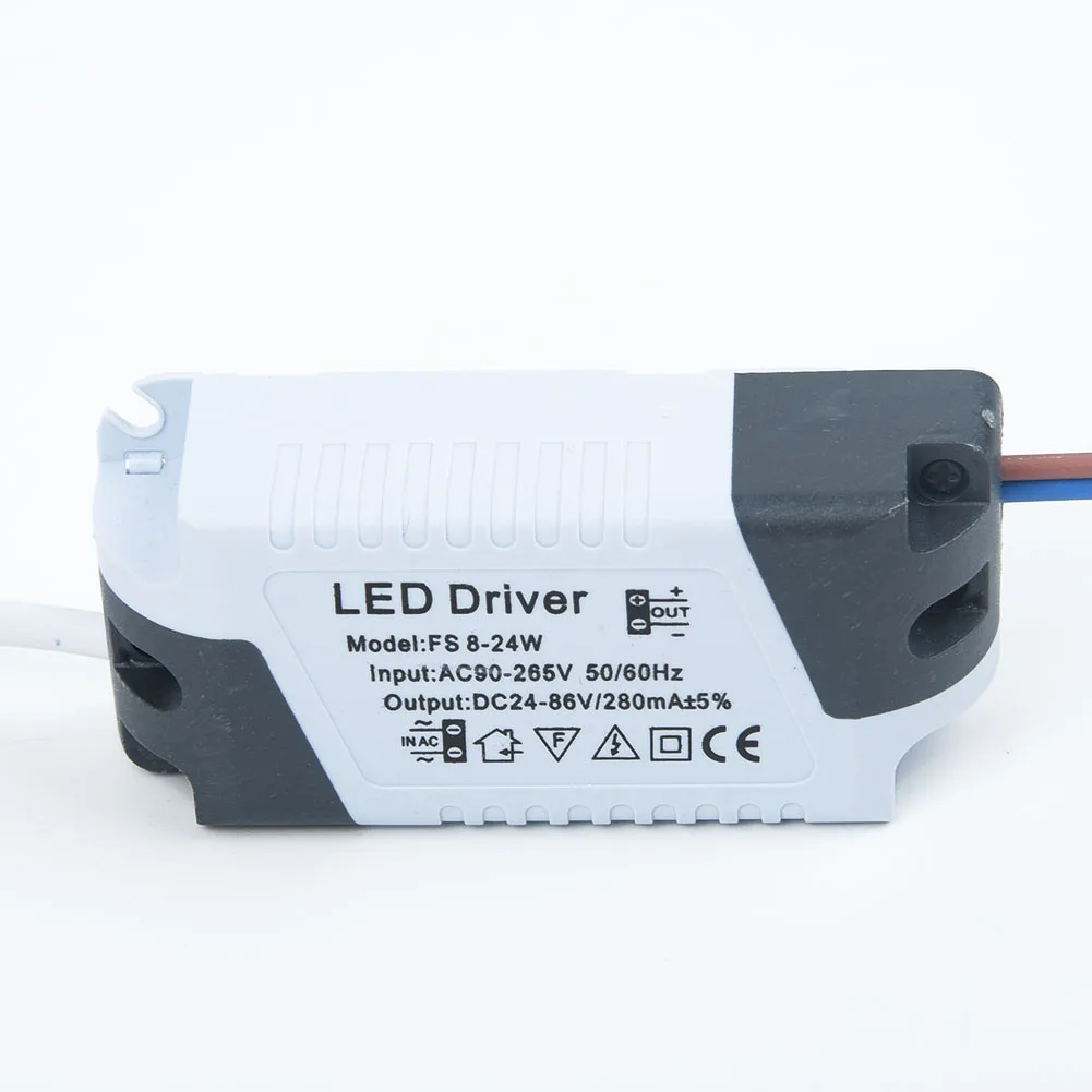 LED Driver 280mA 8-24W AC 110V 220V To DC 24V Lighting Transformer Panel Ceilling Lamp LED Strip Power Supply Adapter 1pc