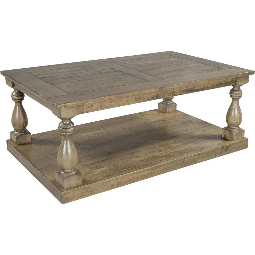 Mesa De Café De Madeira Com Armazenamento, Recepção Moderna Da Sala De Estar, Mesa De Café
