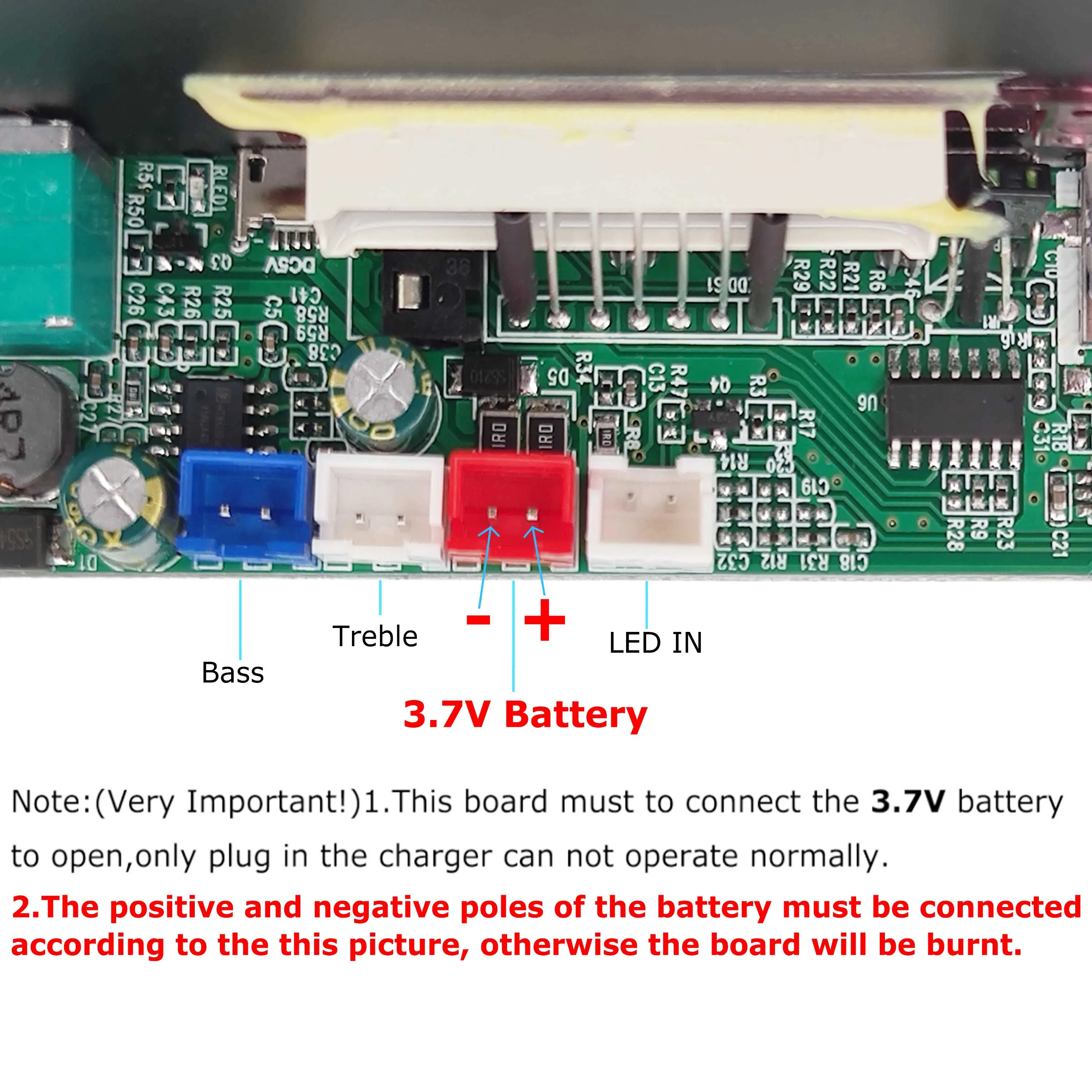 3.7 V เครื่องขยายเสียงสแควร์เต้นรํา 30W รองรับลําโพงบลูทูธ AUX U-Disk การบันทึก 5-8 นิ้วลําโพงโฮมเธียเตอร์ DIY