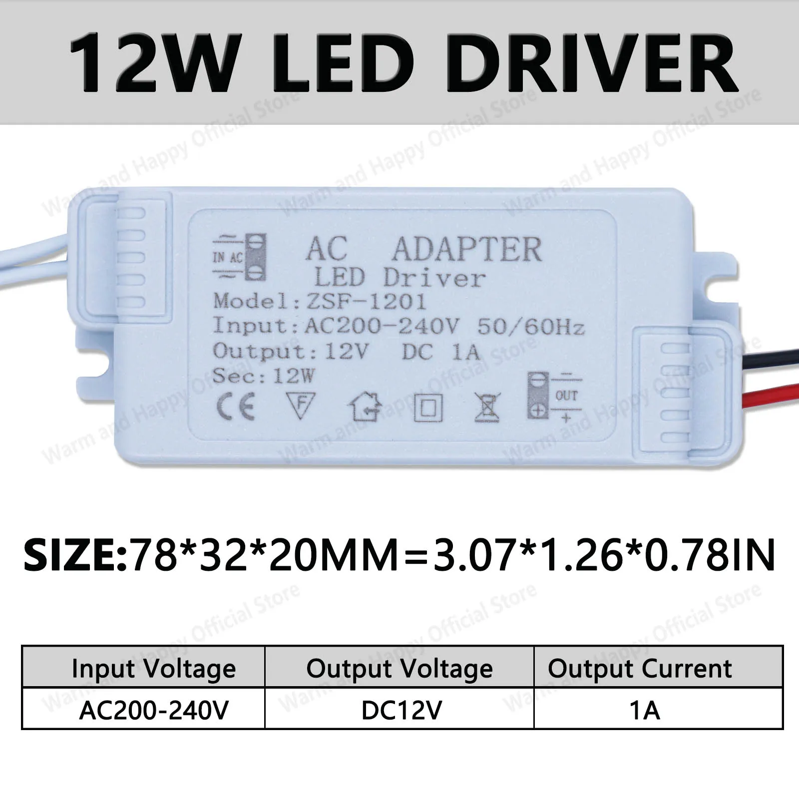 12W 24W 36W LED Treiber Netzteil Für AC220 12V 1A 2A 3A Netzteil Steuerung beleuchtung Transformatoren Für LED Licht Streifen