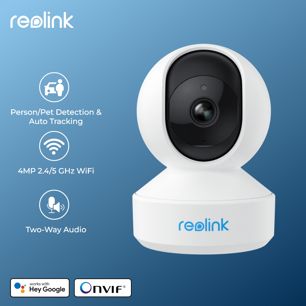 Reolink E1 Serie Pro 2K 4MP WiFi Kamera Schwenk- und Neigefunktion 2-Wege-Audio Babyphone Indoor Cam AI-Erkennung Heimvideoüberwachungskameras