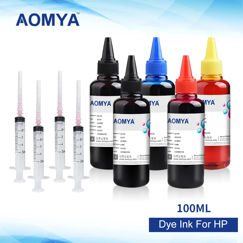 Para HP 301 304 305 302Xl recarga de tinta colorante para impresora Deskjet 2540 2050 2510 2620 2630 2632 5030 5020 3720 3730 impresora 4 colores