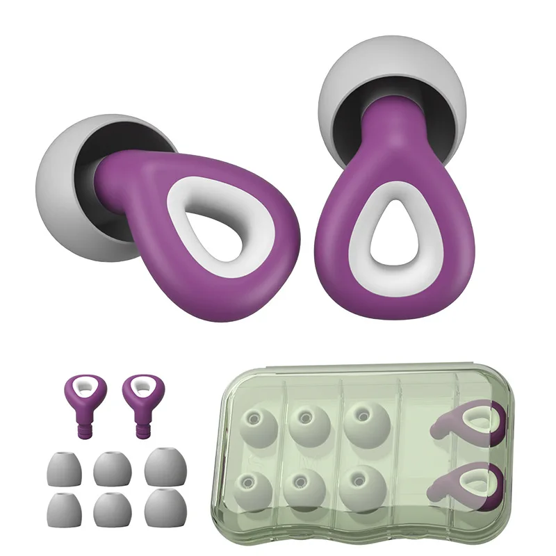 1 ensemble de bouchons d'oreille pour dormir Tapones Para Dormir réduction du bruit étanche natation bouchon d'oreille Protection Oordopjes ensemble de bouchons d'oreilles