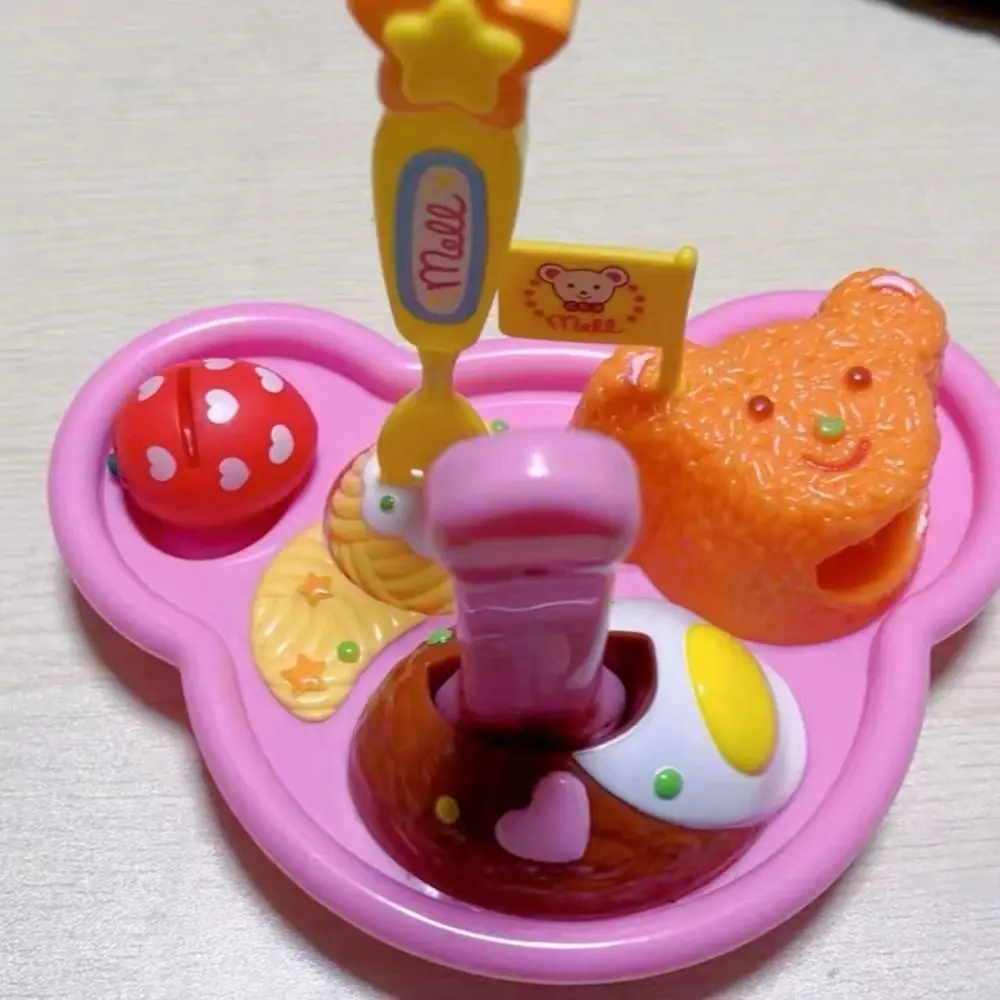 Caja de oso divertida, juguetes de alimentación de alimentos, juego de rol, educación temprana, juguetes para jugar a las casitas, juguetes de cocina, juego de alimentación de pudín de dibujos animados, juguete para niños