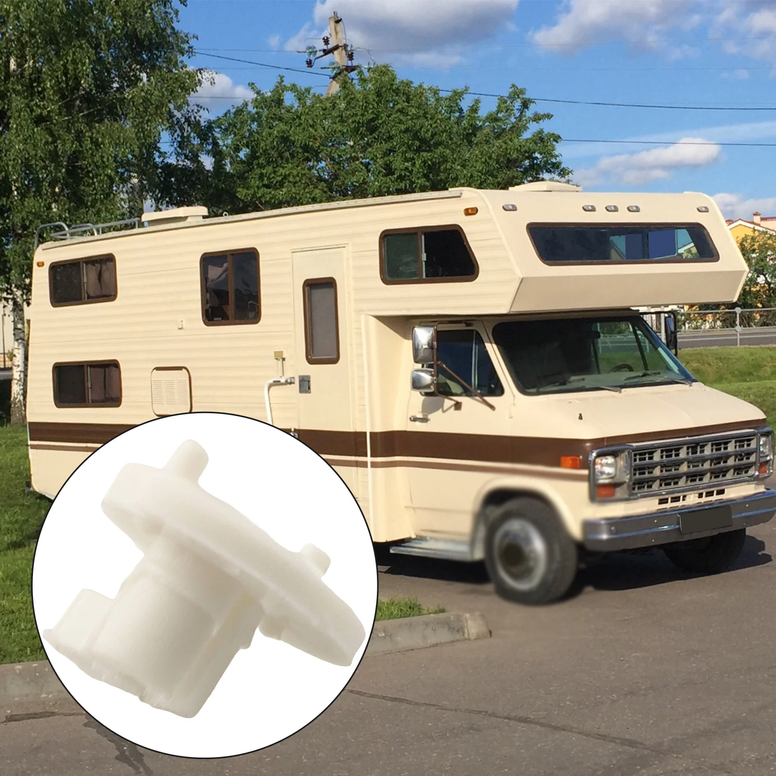 2 шт./компл. кемпер RV холодильник вентиляционное отверстие зимние закрывающие зажимы бежевые аксессуары DS 295176600   Для дома на колесах с отечественным караваном