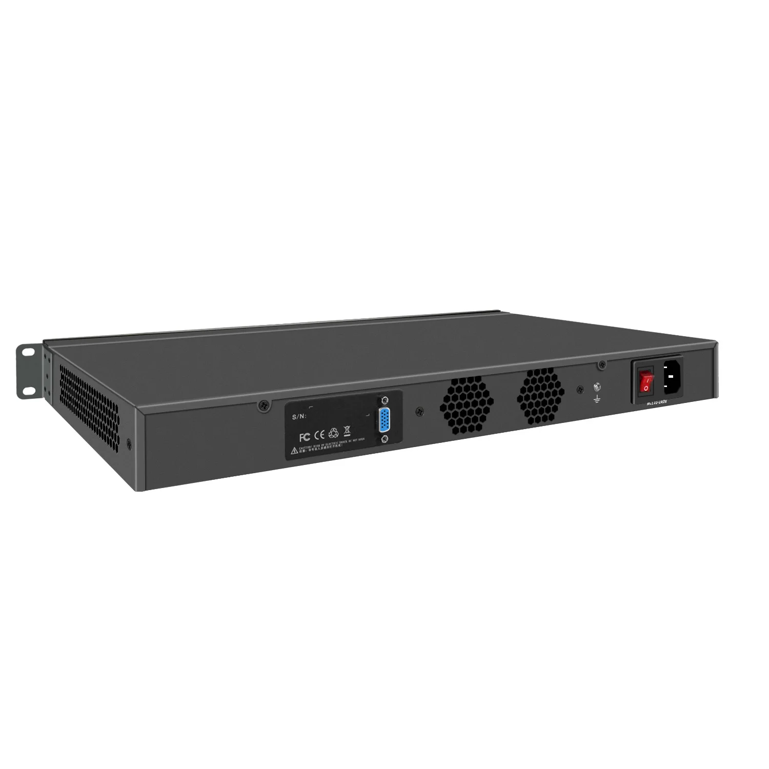 Firewall Hardware VPN Firewall Appliance 6 x LAN 4 x 10G SFP Intel C3758 C3958 1U Server OPNsense C3808 Mini PC VGA Windows11