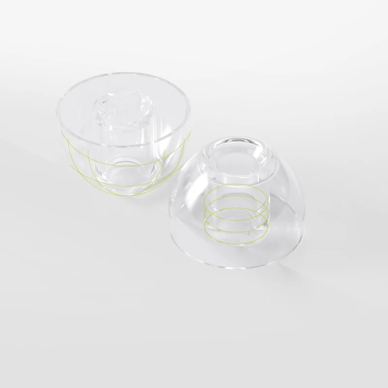 EPZ M100 Almohadillas para los oídos S/M/L Almohadillas universales de silicona líquida para auriculares intrauditivos IEM Auriculares Bluetooth (3 pares)
