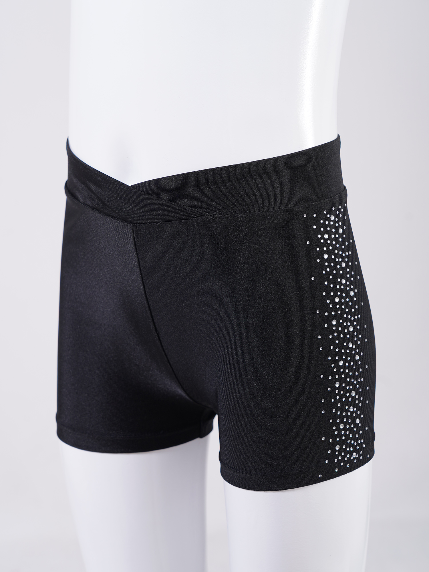 Kinder Mädchen Tanz Shorts Strass Elastischer Bund Eiskunstlauf Gymnastik Modern Dance Shorts Jazz Hip-Hop Shorts Dancewear