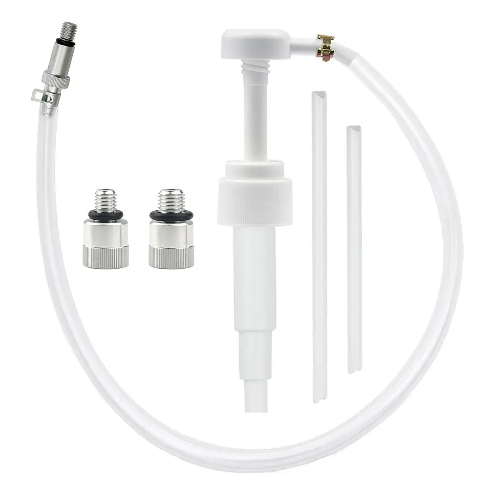 Bomba de aceite de engranaje de unidad inferior para botellas estándar Quart, viene con adaptadores de Metal de 3/8 pulgadas, 8MM, 10MM, se adapta a todos los Mercury & Mariner Outb C0F3