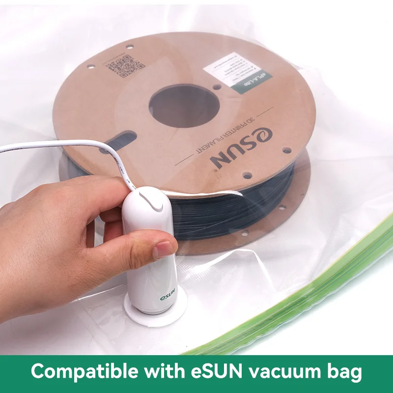 ESUN Túi Lưu Trữ Bộ 3D In Lụa PLA PETG TPU Dây Tóc Kín Hút Chân Không Giữ Khô Ráo Tránh Độ Ẩm Cho 3D Máy In cuộN