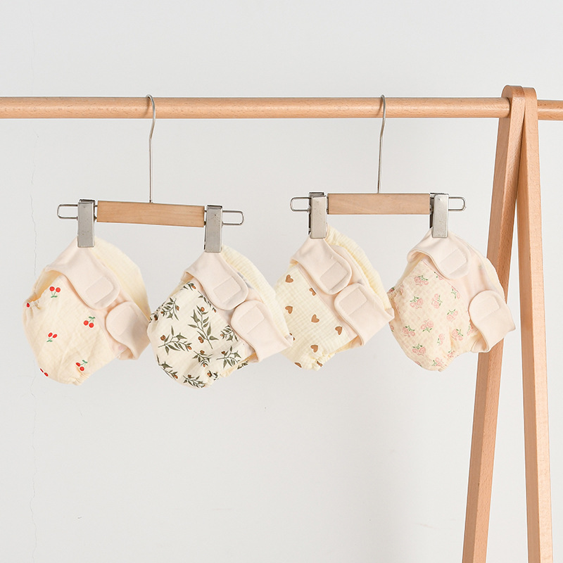 ฤดูร้อนใหม่ผ้าฝ้ายเด็กReusableเทปผ้าอ้อมการ์ตูนเด็กกางเกงทารกกางเกงขาสั้นNappiesกางเกงเปลี่ยนชุดชั้นในผ้า