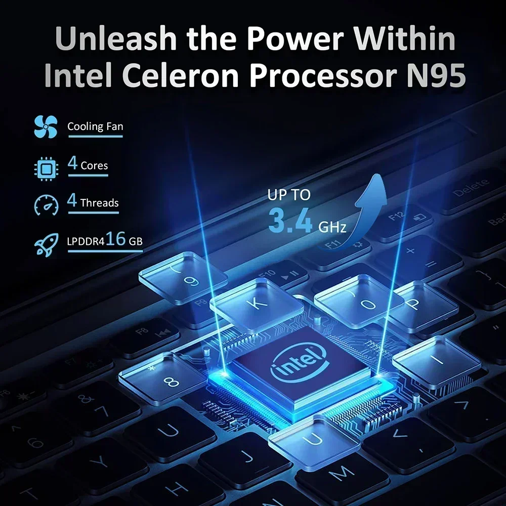 Windows 11 Gaming超軽量ラップトップ,intel alder n95,32GB,4スロット,wifi,ノートブック,オフィス,書斎,15.6インチ,第12世代,1テラバイト