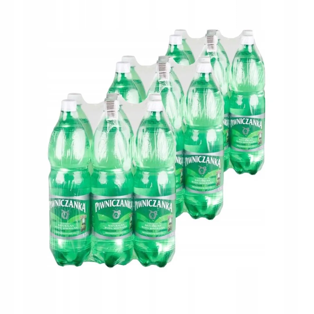 Piwniczanka Naturalna woda mineralna średnionasycona CO2 1,5 l x 18 sztuk