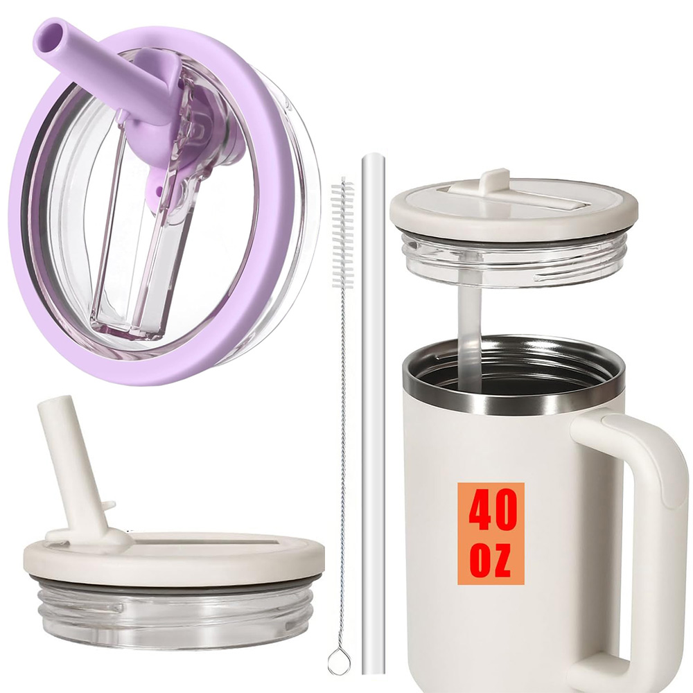 40oz Deksel voor Stanley Flip Stro Lekvrije Morsbestendige Cup Cover Tumbler Deksel Vervanging voor Stanley Cup Accessoires Stro Cover