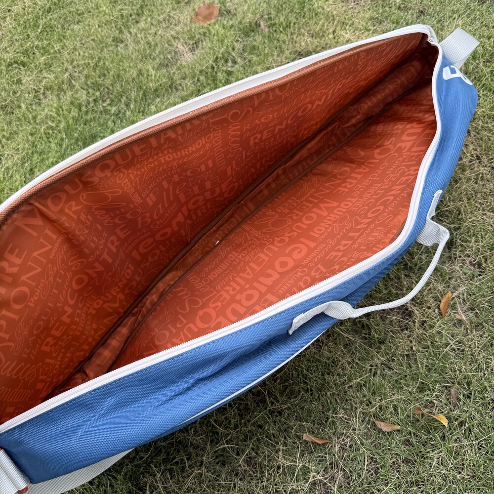 Командный рюкзак Wilson 2024 Roland Garros, французская открытая многофункциональная Большая вместительная оранжевая синяя серая теннисная сумка через плечо