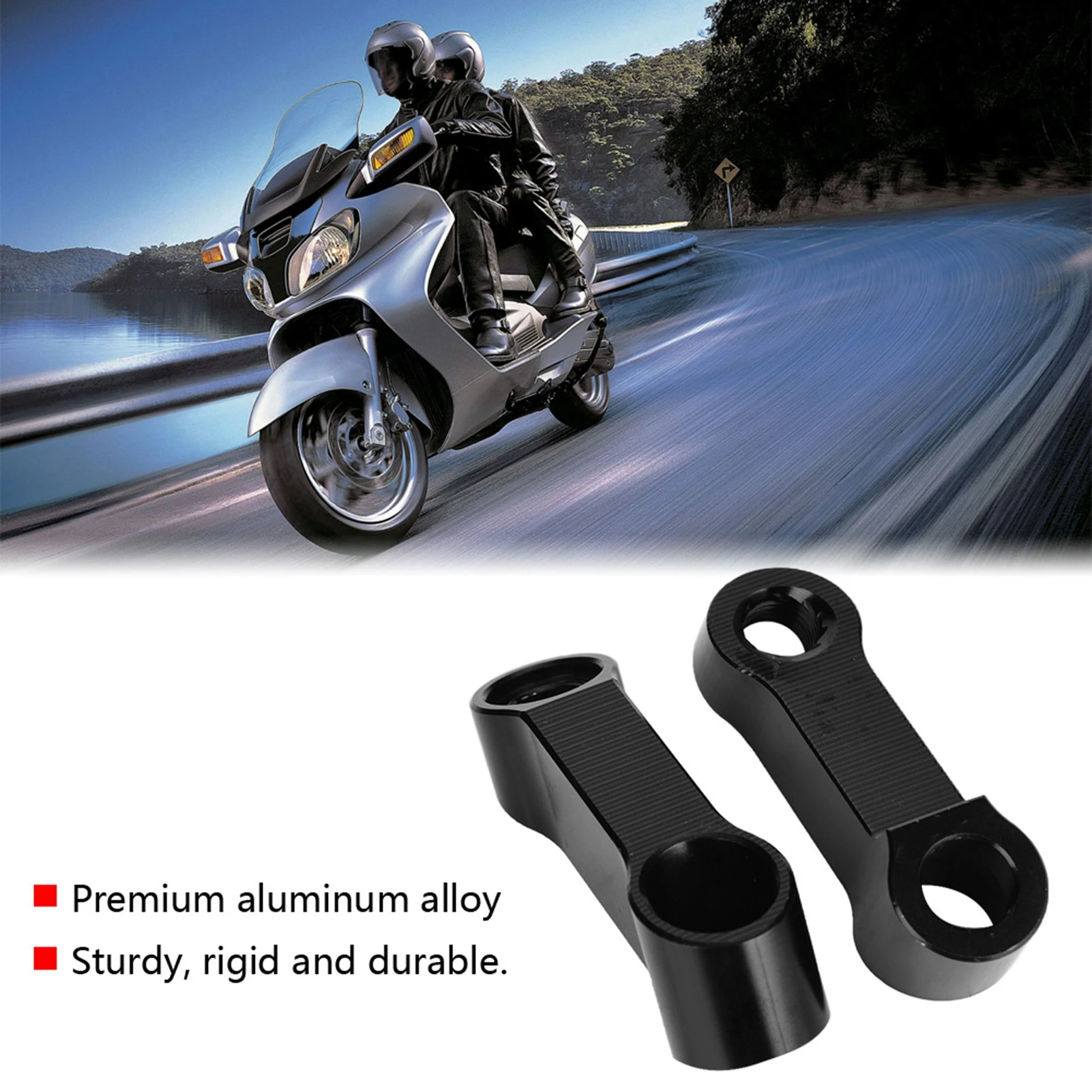 10mm 8mm lusterko wsteczne motocyklowe przedłużacz zestaw adapterów 8mm przedłużacz lusterka lusterko motocyklowe Adapter 10mm lustro