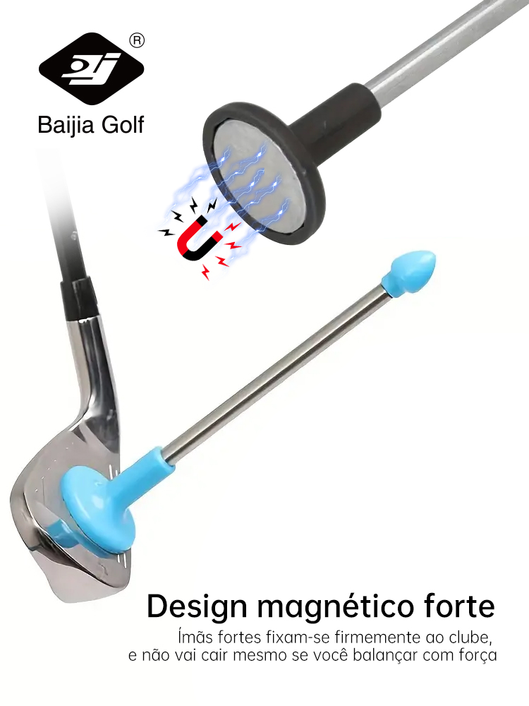Ferramenta de ajuste de ângulo de mentira para taco de golfe, cortador magnético de direção, vara de iluminação para tacos de golfe, melhora o treinamento de habilidade de jogo