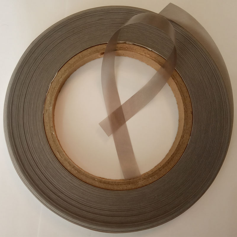 Tira de pegamento de PU negra/piel de 1,0 cm de ancho para extensión de cabello con cinta, telas de PU más finas para hacer extensiones de cabello con cinta